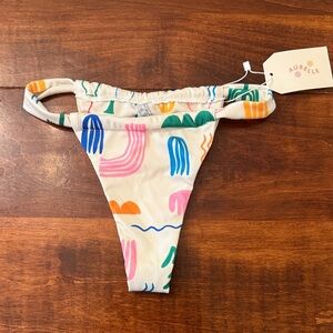 Aurelle Multicolor Bikini Bottom